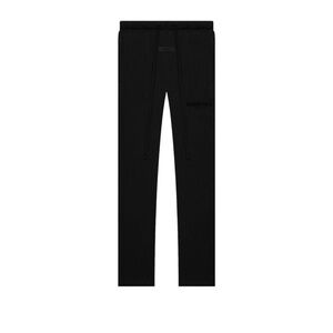 Essentials Black Relaxed Pants Medium Size